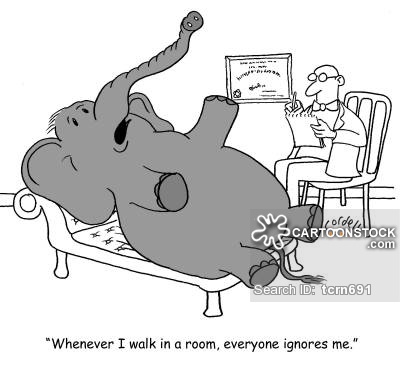 dream of elephant in a room